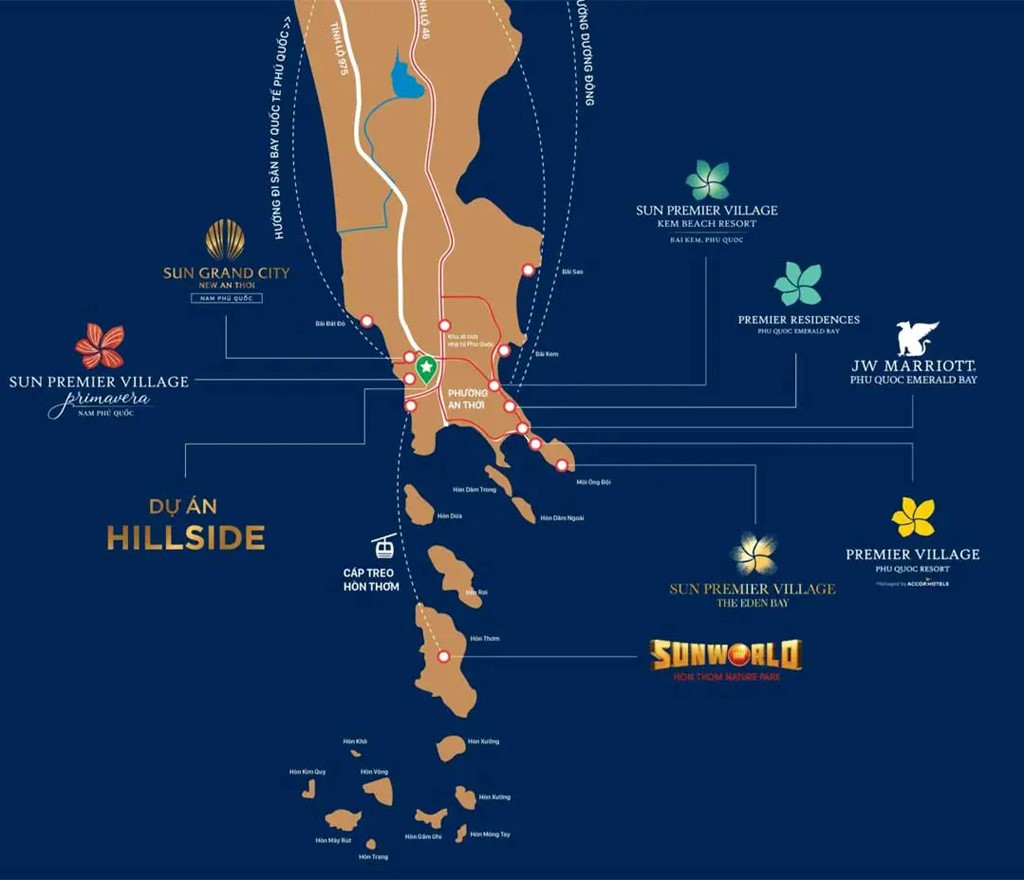 Vị trí căn hộ Hillside Risedence